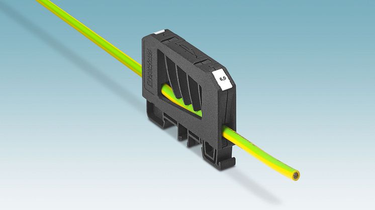 Wire Brake håller ordning på kablarna vid arbetsstationen