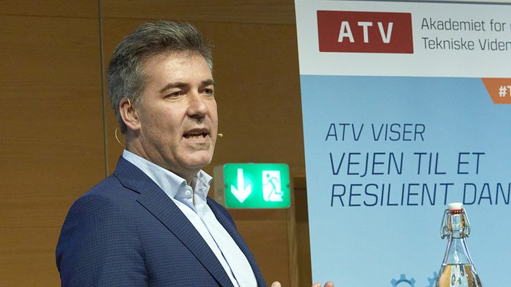 Lars Aagaard på ATV's årsmøde. Foto: Camilla Schiøler 