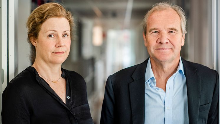 Anders Lago, förbundsordförande Riksförbundet FUB och Christina Heilborn, förbundssekreterare Riksförbundet FUB.