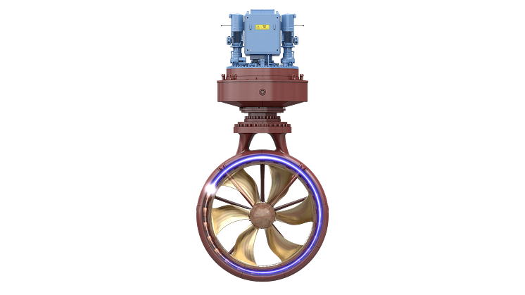 Kongsberg Maritime will introduce the RD-AZ-2300 Rim-drive Azimuth Thruster at ONS, Stavanger