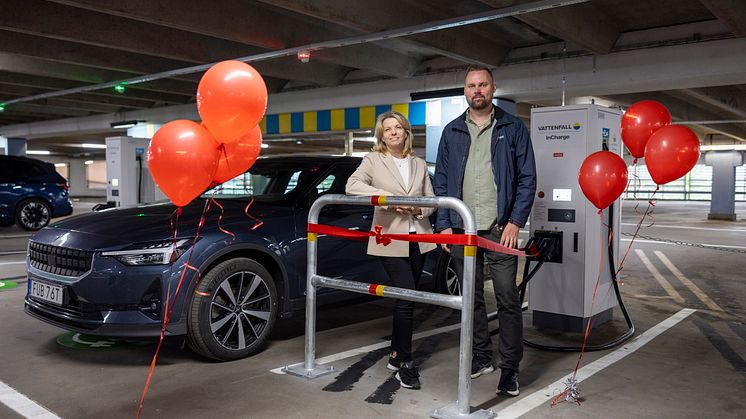 Helena Lindqvist, VD Nordstan och Sebastian Mellqvist, Teknisk förvaltare, Nordstan