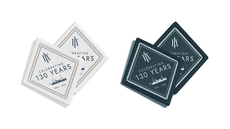 HX celebrates its first standalone loyalty programme with a range of limited edition 130-year anniversary badges. Each guests will receive one when travelling in 2026. 
