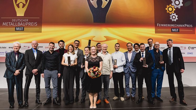 Die Gewinner des Deutschen Metallbaupreises und des Feinwerkmechanikpreises 2024 wurden am 25. Oktober 2024 in Würzburg geehrt. 