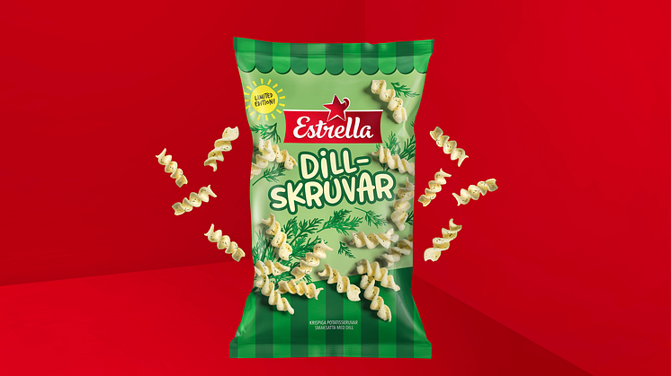 Klassikern Dillskruvar hittar tillbaka: tillfälligt sommarsnacks från Estrella