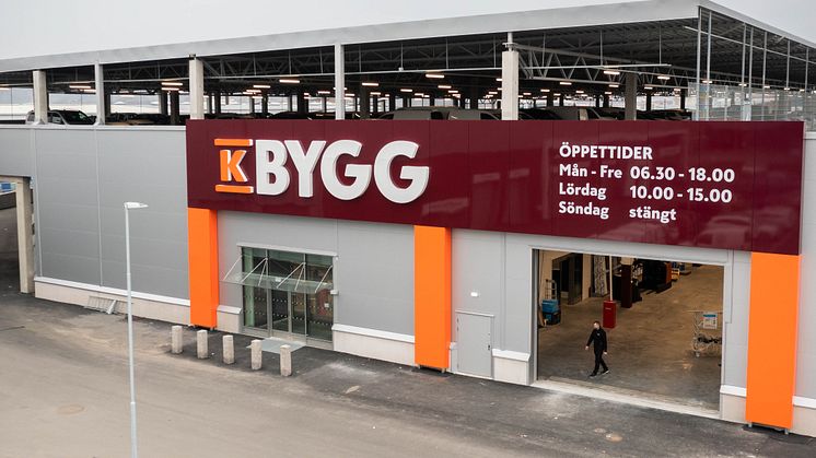 Kesko Sverige, som äger varumärket K-Bygg (på bilden: Hisings Backa), etablerar logistikcenter i Mölndal.