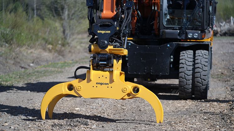 engcon lance une nouvelle pince à doigts