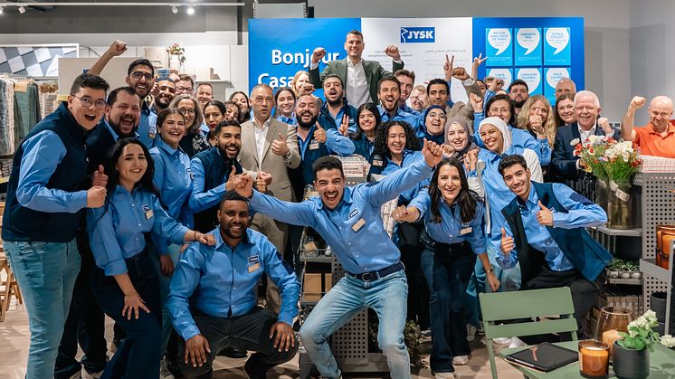 Il y a beaucoup d’excitation parmi l’équipe JYSK au Maroc.