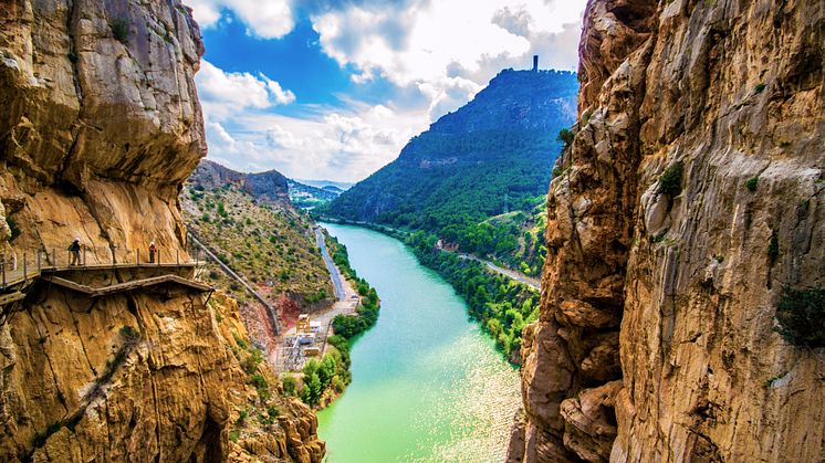 El Caminito del Rey utvides med Spanias største hengebro
