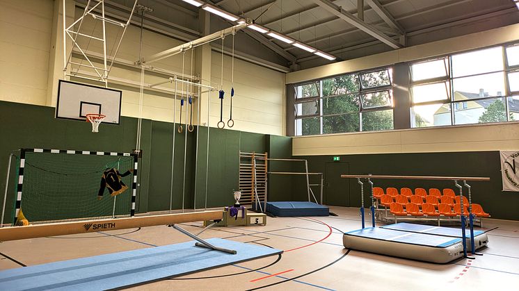 Neue Sporthalle in Drebach