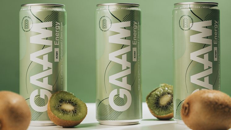  GAAM Energy Kiwi – Get the fuzz, taste the buzz
