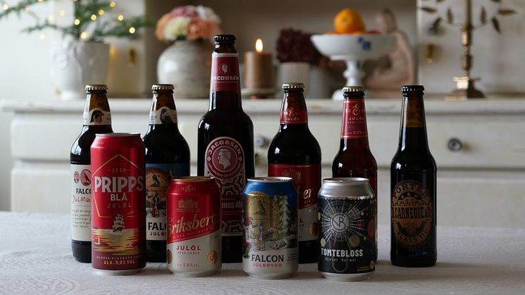 Carlsberg Sveriges julsortiment 2024:  Must, mumma och skummande julöl