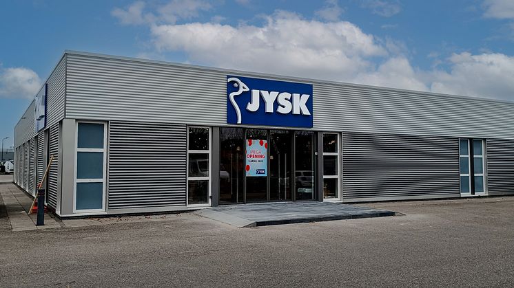 JYSK viert opening nieuwe winkel in Harlingen