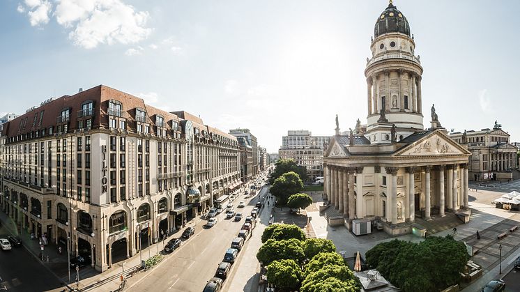 Hotel Hilton am Berliner Gendarmenmarkt; Bildrechte/ Image rights: Aroundtown