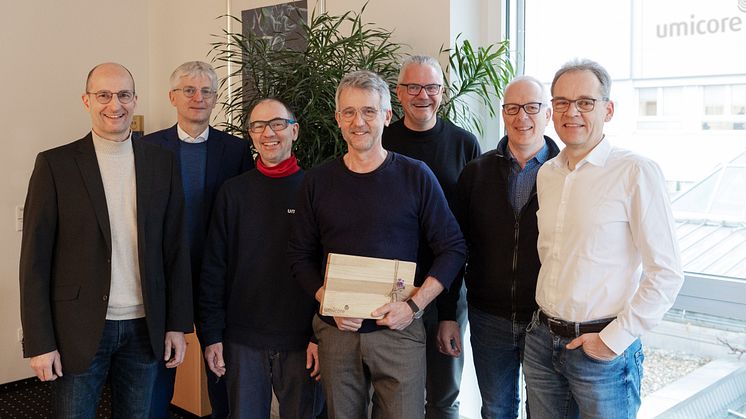 Umicore Galvanotechnik GmbH congratulates Uwe Wohlfarth on his 60th birthday