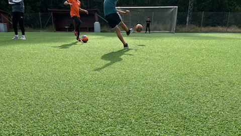 Fotbollsfritids på Rösjöskolan.
