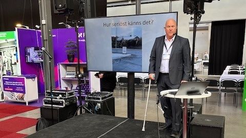 Bo Ericsson föreläser på Offentliga möten, Mässan Nacka strand.jpg
