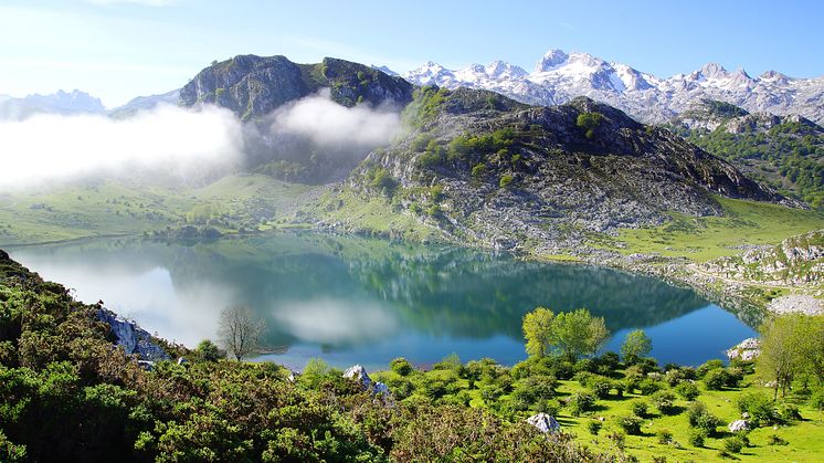 Picos de Europa National Park. Nationalpark i Spanien.