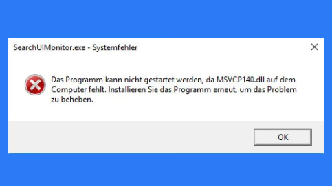 MSVCP140 dll fehlt