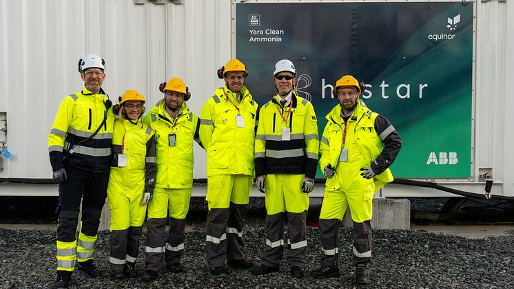 From left: Magnus Thomassen, Amalie Melsom, Øystein Eriksen, Fredrik Bryne, Fredrik Mowill, Simen Malmin