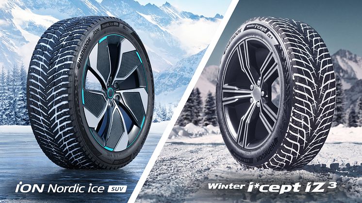 Hankook iON Nordic i*ce och Winter i*cept iZ3: Nya vinterdäck för extrema väderförhållanden