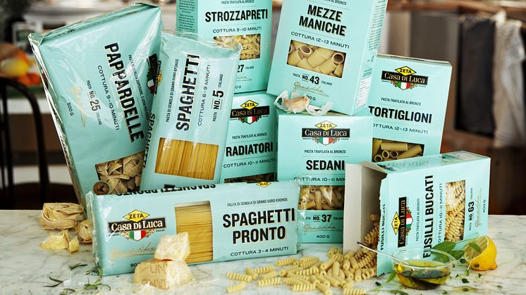 Casa Di Luca – traditionell pasta klädd i äkta italiensk färg