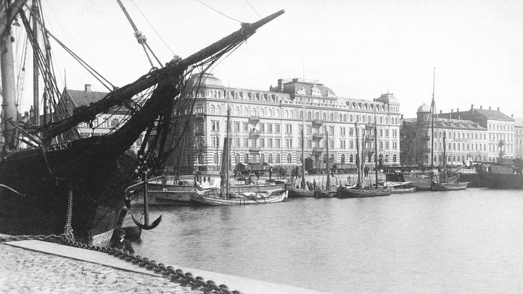 Sjöfarten hade en avgörande roll när Helsingborg blev en av Sveriges snabbaste växande städer runt förra sekelskiftet. Foto: Carl Dahlquist, 1890-tal. 