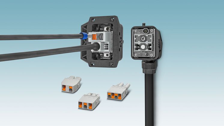 Push-in contact inserts for heavy-duty connectors for power transmission