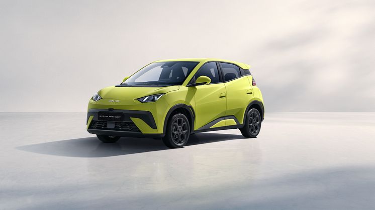 BYD DOLPHIN SURF, der netop har vundet titlen ’World Urban Car’, får Danmarkspremiere til maj. 