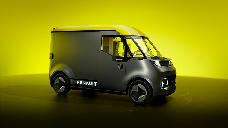 Renault Estafette Concept - framtidens stadstransporter på el