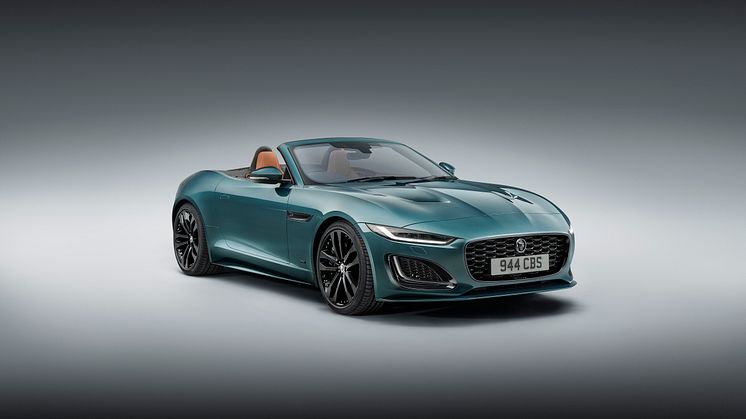 Jaguar markerer sportsbilens jubileum med sin siste F-TYPE