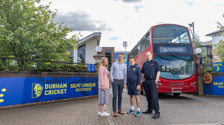Go North East proudly sponsor Durham Cricket's Visually Impaired Team
