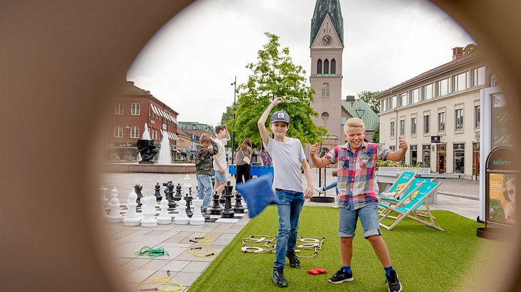 2024 har varit ett bra år för Skövdes stadskärna. Foto: Tobias Andersson