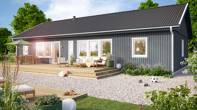 Älvsbyhus lanserar nya husmodellen Iris – det flexibla familjehuset.