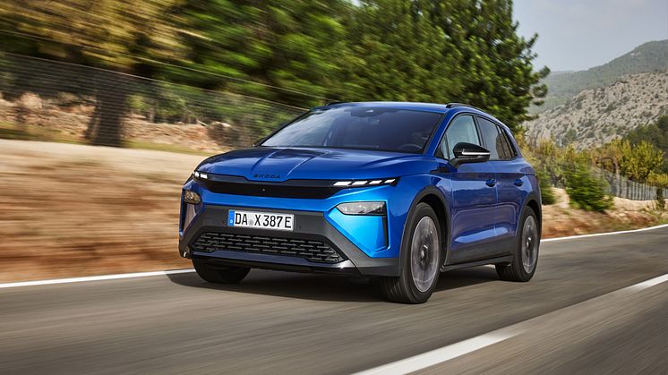 Nu kan man bestille Elroq 60, Elroq 60 Sportline og Elroq 85 Sportline. Her ses en Sportline-model.