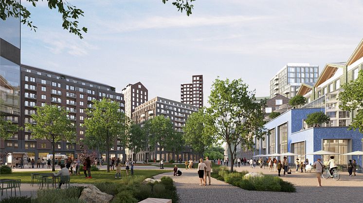 Granskning av detaljplan för centrumbebyggelse inom Backaplan är ett av ärendena som kommer upp på stadsbyggnadsnämnden den 17 juni. Bild: White.