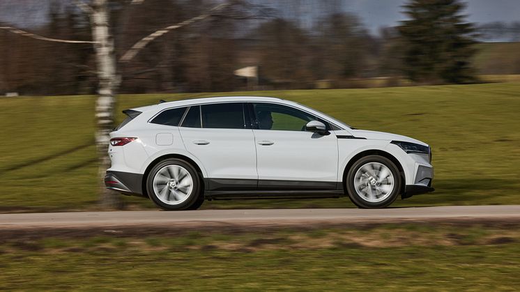 Nu har Škoda samlet 5 års garanti på sine elbiler* Det gælder også Enyaq 85 Drive, som er omdrejningspunktet for Åbent Hus hos Škoda-forhandlerne i starten af januar.