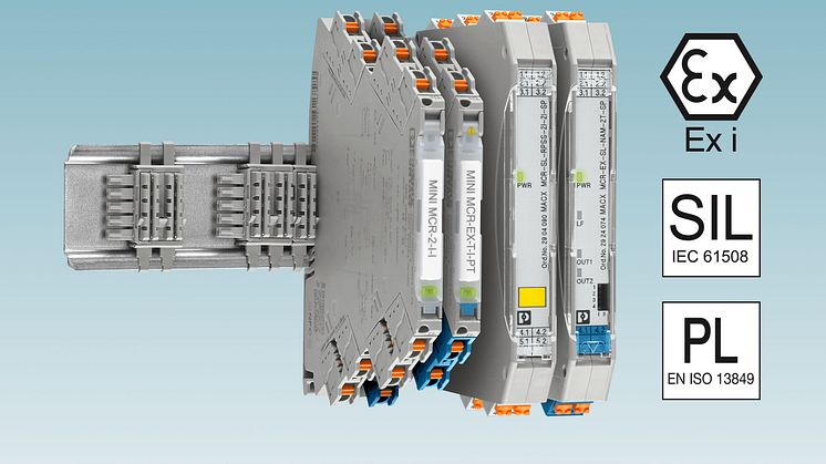 Upgrade and new product versions for MACX Analog signal conditioners and measuring transducers