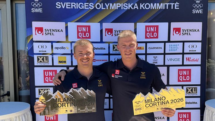 Bröderna Erik och David Mobärg klara för OS 2026