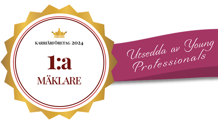 Fastighetsbyrån är den mest attraktiva arbetsgivaren bland ”Young Professionals”