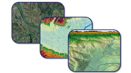 Picture: EU-Hydro products and CopDEM 10m (basis for EU-Hydro production) for the Po River delta, Italy © European Union, Copernicus Land Monitoring Service 2024, European Environment Agency (EEA), Microsoft Bing Maps