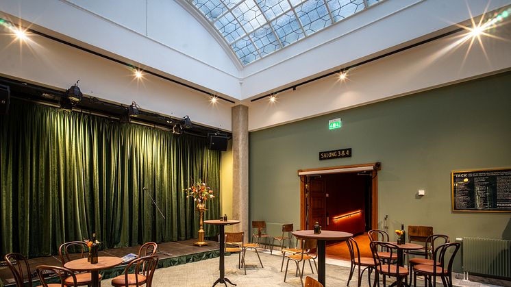 Biograf Kino i Lund har expanderat in i ett tidigare bankpalats. Foto: FOJAB