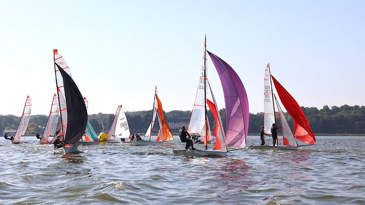 Die 29er segelten in Louisenlund um die Landesjugendmeisterschaft