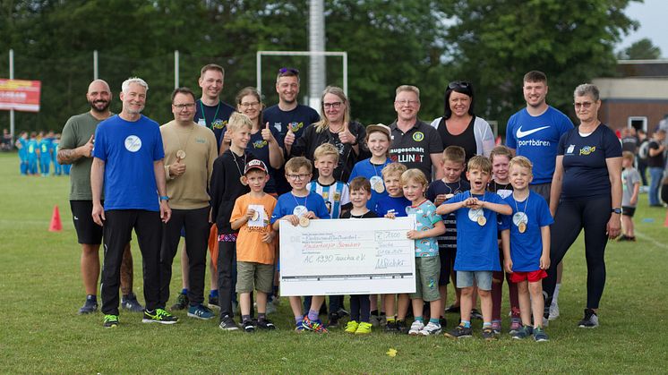 Erfolgreicher ACtivekids Spendenlauf des Athletik Club 1990 Tauche e.V. zugunsten des Kinderhospizes Bärenherz