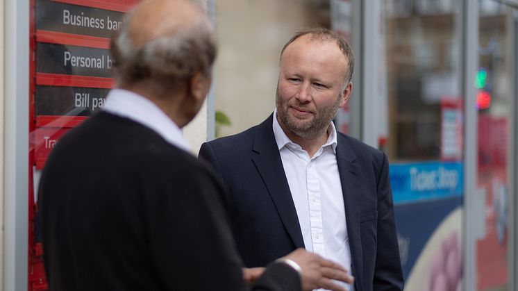 New Post Office CEO announces landmark new banking deal for postmasters on first day in post