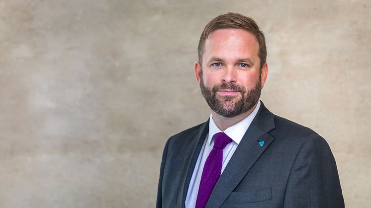Jonas Naddebo, gruppledare för Centerpartiet i Stockholms stad.
