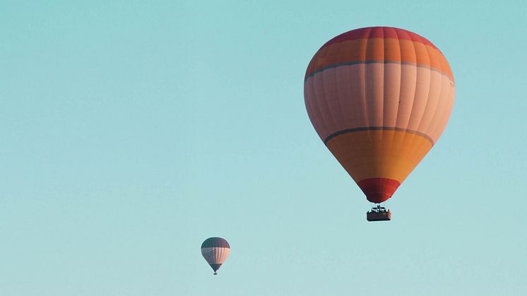 Flyvende luftballoner