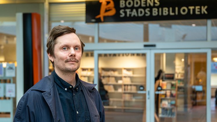 Fredrik Rönnberg, ny kulturchef i Bodens kommun.