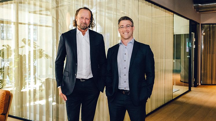 CEO Storebrand Asset Management Jan Erik Saugestad &  Managing Partner AIP, Kasper Hansen.