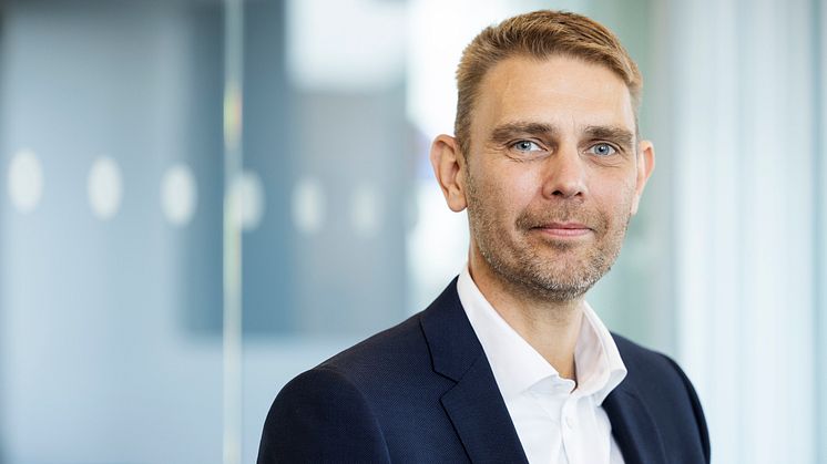 Søren Gjevert Petersen er ny sjef for sikkerhetsløsninger hos GlobalConnect. Han får et nyopprettet, samlet ansvar for alle fiberkonsernets sikkerhetsløsninger til næringslivet. Foto: GlobalConnect