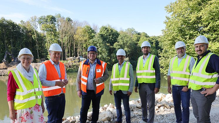 Baustellenbegehung CityRiver Donauwörth